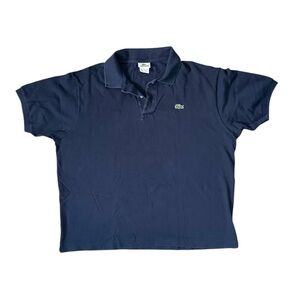 Lacoste Mens Polo Shirt Short Sleeve Dark Gray Size 7 Lacoste 2XL